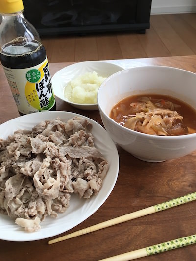 脂肪燃焼スープダイエット６日目　お肉無制限